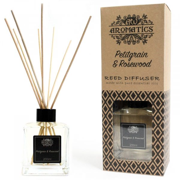 Ancient Wisdom Petitgrain & Rosewood Essential Oil Reed Diffuser