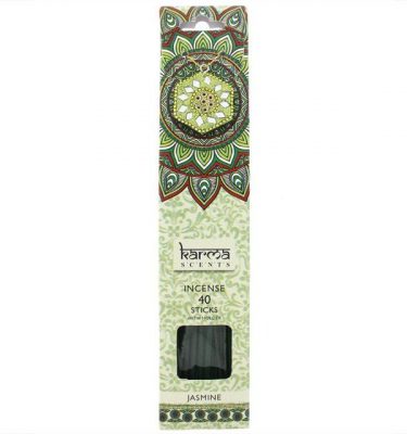 Karma Jasmine Incense Sticks & Stick Holder